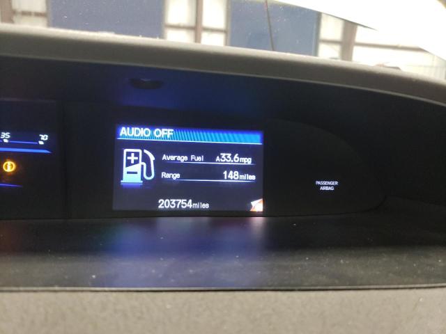 Photo 9 from auction – 2012 HONDA CIVIC LX with VIN 19XFB2F50CE090264