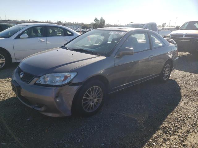 Photo 1 from auction – 2005 HONDA CIVIC EX with VIN 1HGEM22985L076252