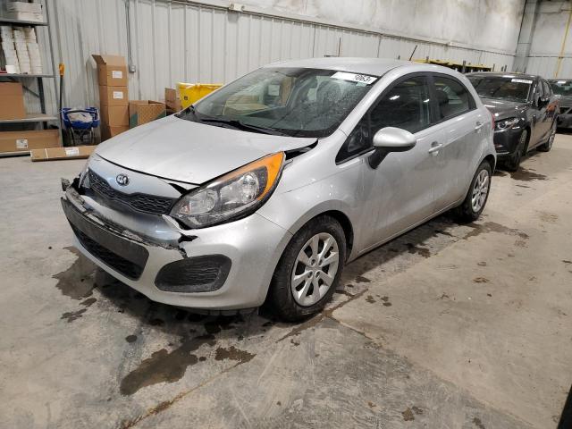 KIA RIO LX 2014 with VIN KNADM5A34E6323030 - Photo from auction