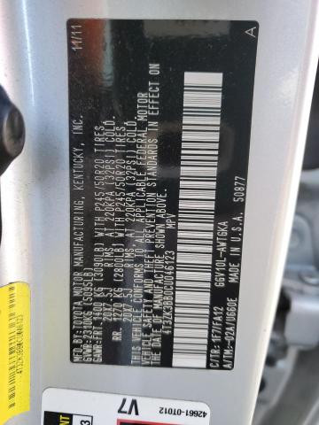 Photo 14 from auction – 2012 TOYOTA VENZA LE with VIN 4T3ZK3BB0CU046123