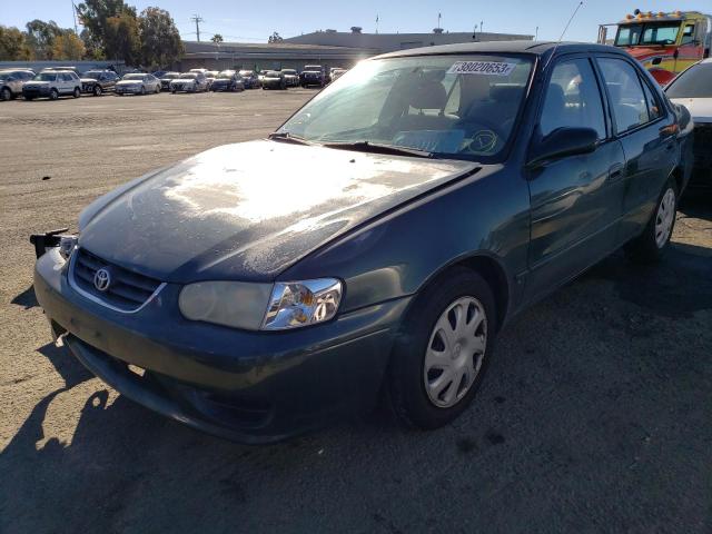 TOYOTA COROLLA CE 2002 with VIN 1NXBR12E32Z597584 - Photo from auction