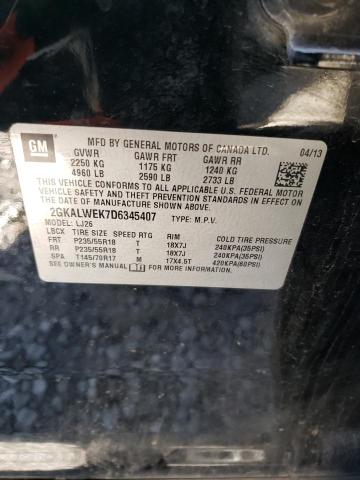 Photo 14 from auction – 2013 GMC TERRAIN SL with VIN 2GKALWEK7D6345407