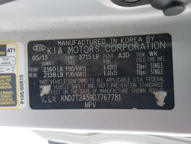Photo 14 from auction – 2013 KIA SOUL with VIN KNDJT2A59D7767781