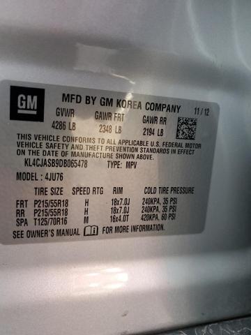 Photo 14 from auction – 2013 BUICK ENCORE with VIN KL4CJASB9DB065478