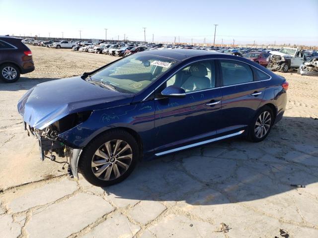 HYUNDAI SONATA SPO 2016 with VIN 5NPE34AF2GH403790 - Photo from auction