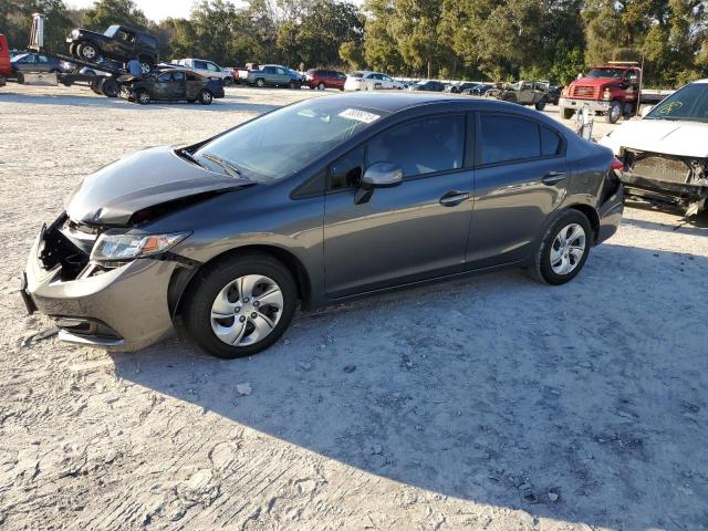HONDA CIVIC LX 2013 with VIN 2HGFB2F5XDH524410 - Photo from auction
