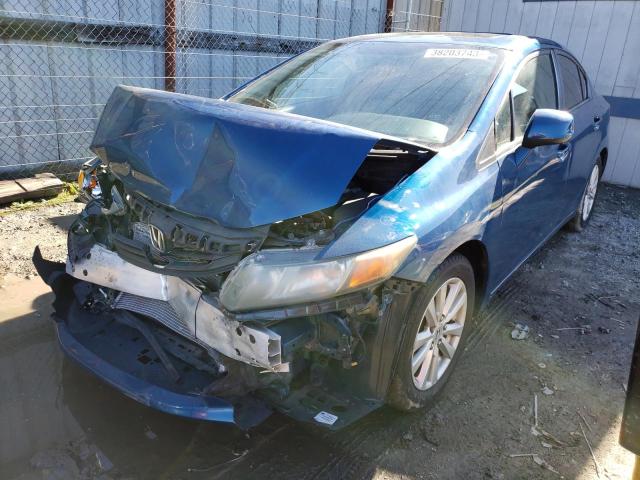 HONDA CIVIC EXL 2012 with VIN 19XFB2F98CE329840 - Photo from auction