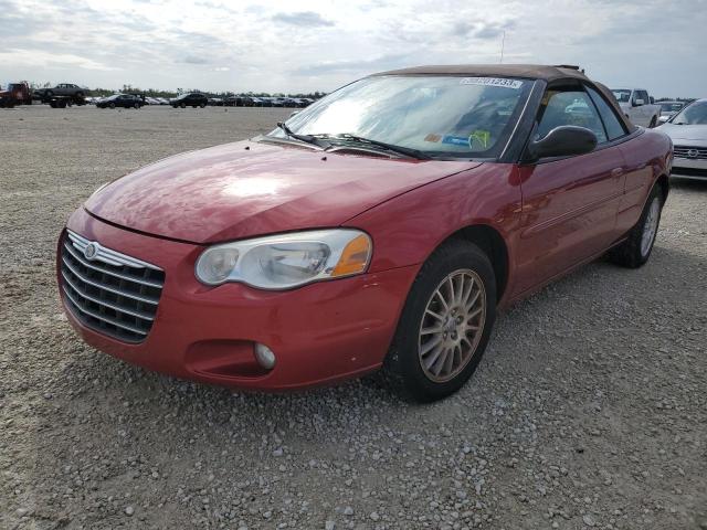 CHRYSLER SEBRING LX 2004 with VIN 1C3EL55R24N344895 - Photo from auction