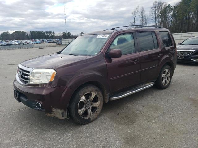 HONDA PILOT EXL 2012 with VIN 5FNYF4H52CB027568 - Photo from auction