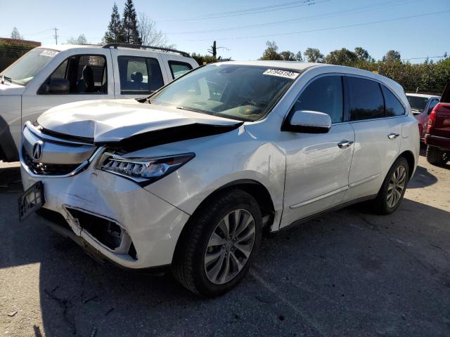ACURA MDX TECHNO 2014 with VIN 5FRYD3H44EB005175 - Photo from auction