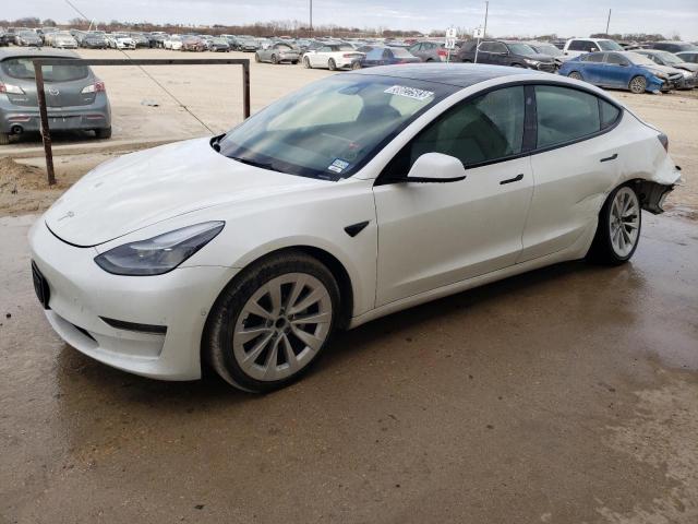 TESLA MODEL 3 2022 with VIN 5YJ3E1EA9NF189293 - Photo from auction