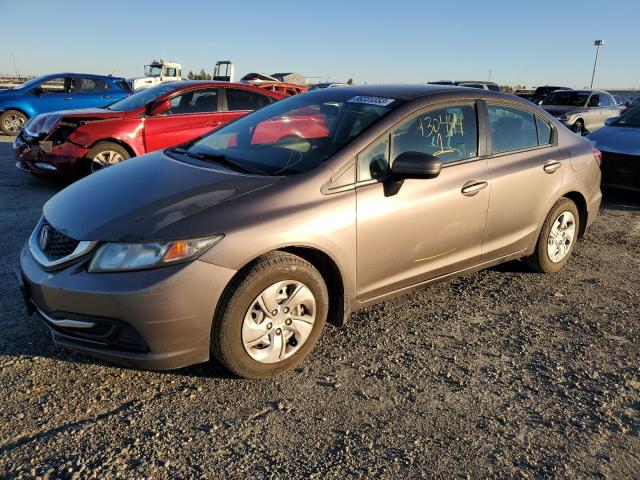 HONDA CIVIC LX 2014 with VIN 19XFB2F50EE238626 - Photo from auction
