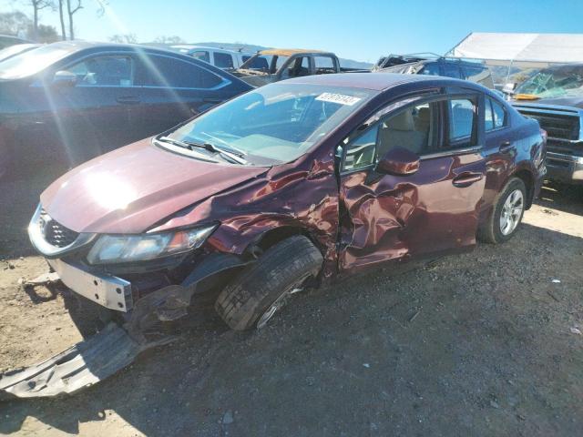 Photo 1 from auction – 2013 HONDA CIVIC LX with VIN 19XFB2F54DE266413