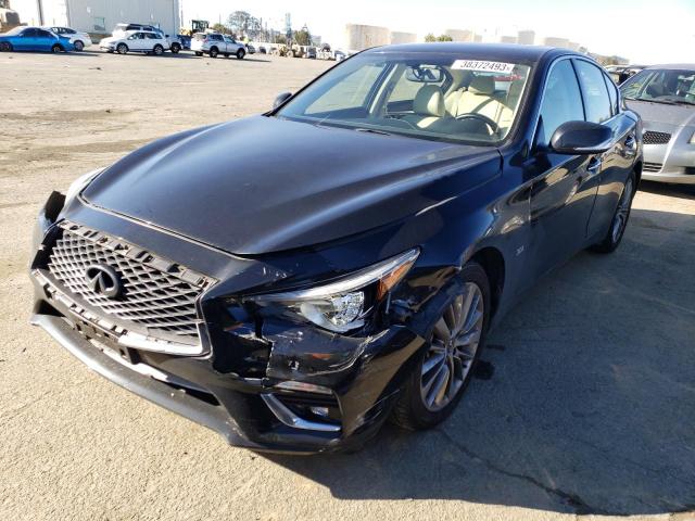 INFINITI Q50 LUXE 2018 with VIN JN1EV7AR5JM433713 - Photo from auction
