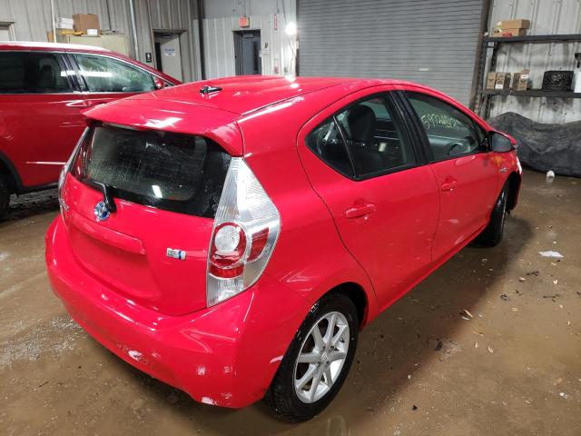 Photo 4 from auction – 2012 TOYOTA PRIUS C with VIN JTDKDTB38C1008514