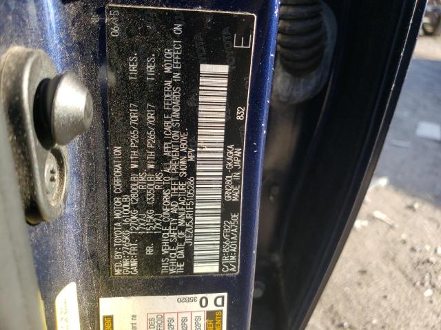 Photo 14 from auction – 2015 TOYOTA 4RUNNER SR with VIN JTEZU5JR1F5105286