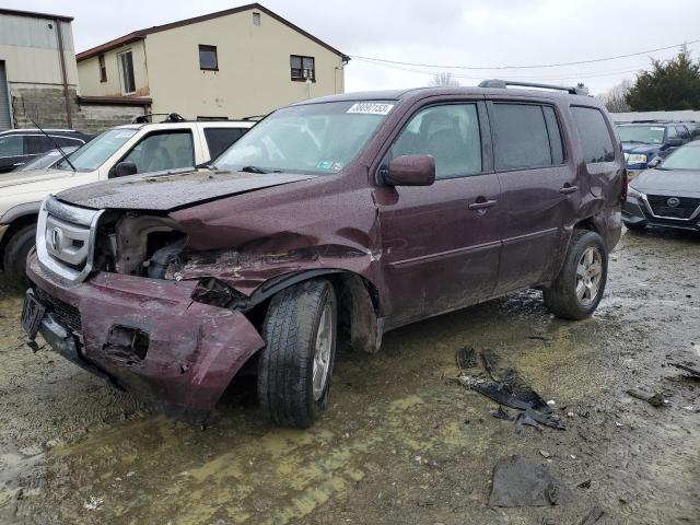 HONDA PILOT EXL 2011 with VIN 5FNYF4H65BB070776 - Photo from auction