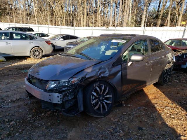 HONDA CIVIC EX-L 2014 with VIN 19XFB2F95EE058304 - Photo from auction