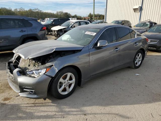 INFINITI Q50 BASE 2015 with VIN JN1BV7AR7FM411030 - Photo from auction