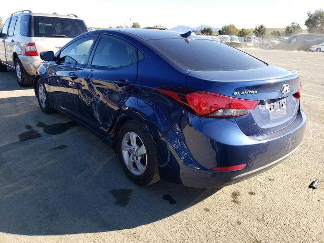 Photo 2 from auction – 2015 HYUNDAI ELANTRA with VIN 5NPDH4AE8FH640304