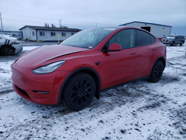 TESLA MODEL Y 2021 with VIN 5YJYGDEEXMF278292 - Photo from auction
