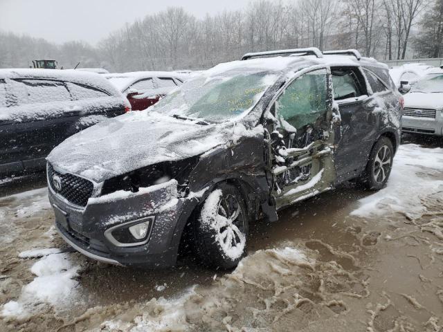 KIA SORENTO EX 2016 with VIN 5XYPHDA10GG124019 - Photo from auction