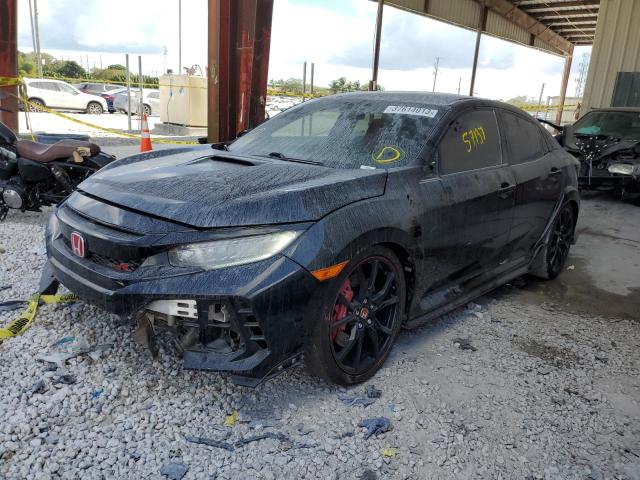 HONDA CIVIC TYPE 2018 with VIN SHHFK8G73JU201429 - Photo from auction