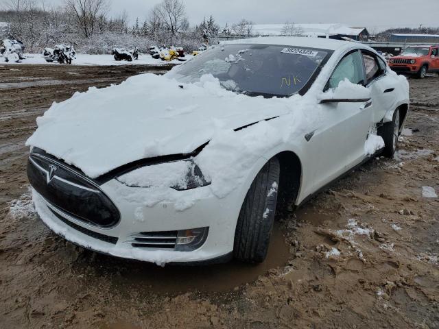 TESLA MODEL S 2014 with VIN 5YJSA1H13EFP35606 - Photo from auction