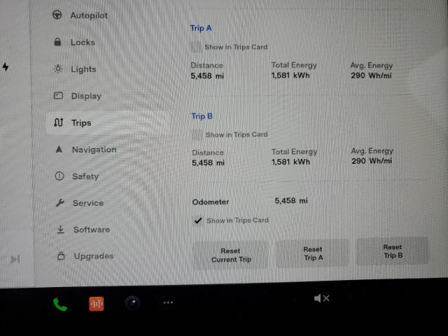Photo 9 from auction – 2022 TESLA MODEL Y with VIN 7SAYGDEE6NF506454