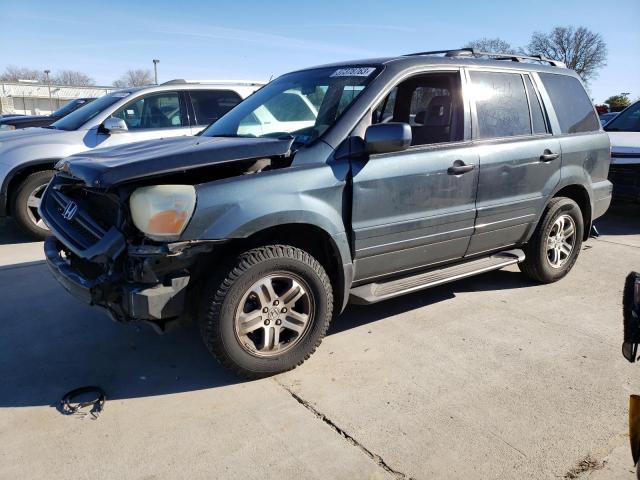 HONDA PILOT EXL 2004 with VIN 2HKYF18634H548664 - Photo from auction