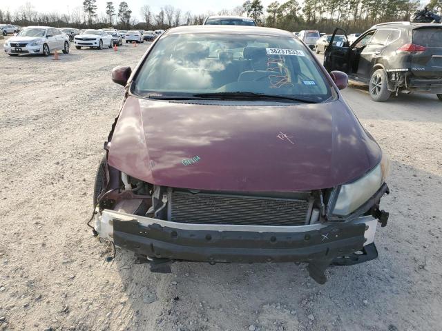 Photo 5 from auction – 2012 HONDA CIVIC LX with VIN 2HGFB2F54CH551729