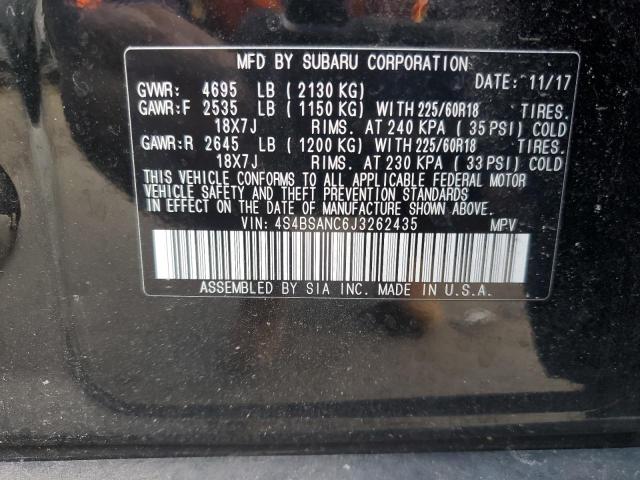 Photo 14 from auction – 2018 SUBARU OUTBACK 2. with VIN 4S4BSANC6J3262435