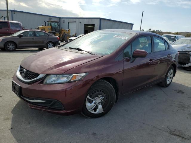Photo 1 from auction – 2014 HONDA CIVIC LX with VIN 19XFB2F55EE206349