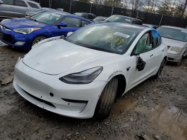 TESLA MODEL 3 2022 with VIN 5YJ3E1EAXNF343171 - Photo from auction