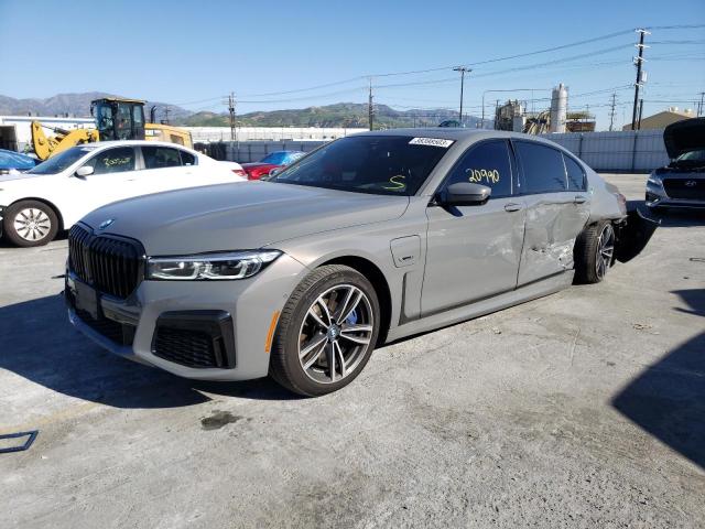 BMW 745XE 2022 with VIN WBA7W4C06NCH75344 - Photo from auction