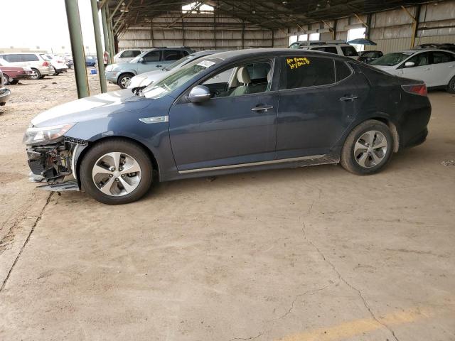 KIA OPTIMA HYB 2014 with VIN KNAGM4AD2E5068738 - Photo from auction
