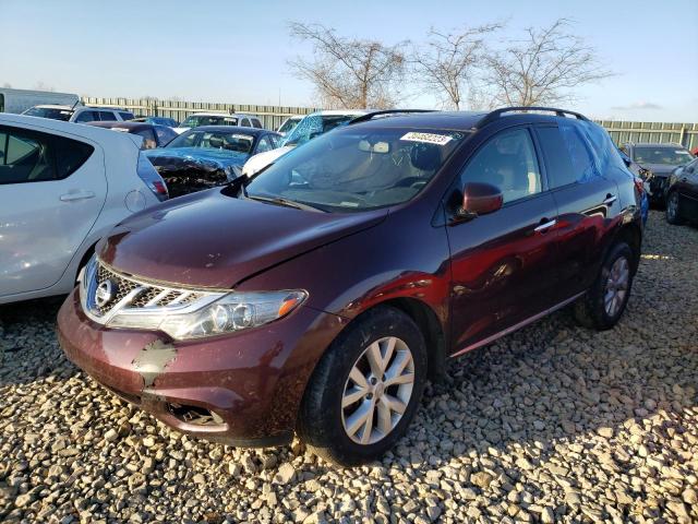 NISSAN MURANO 2014 with VIN JN8AZ1MWXEW512288 - Photo from auction