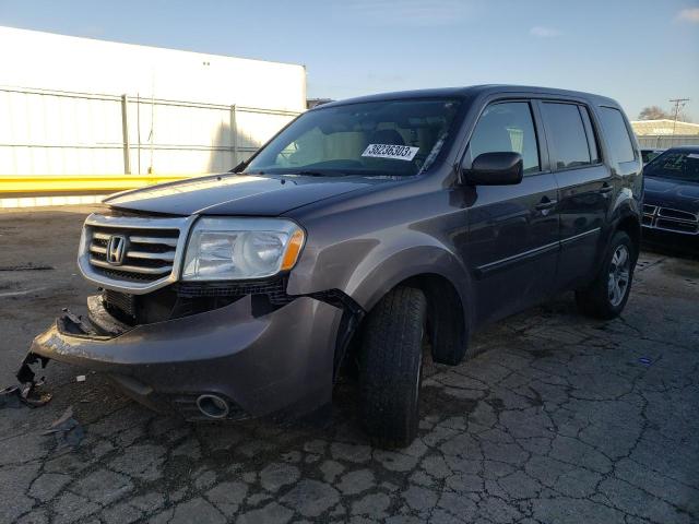 HONDA PILOT EX 2014 with VIN 5FNYF4H40EB031130 - Photo from auction