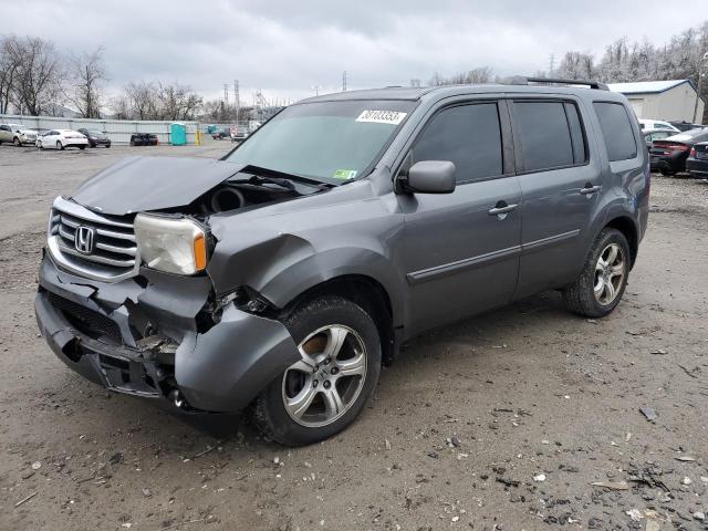 HONDA PILOT EXL 2012 with VIN 5FNYF4H5XCB019279 - Photo from auction