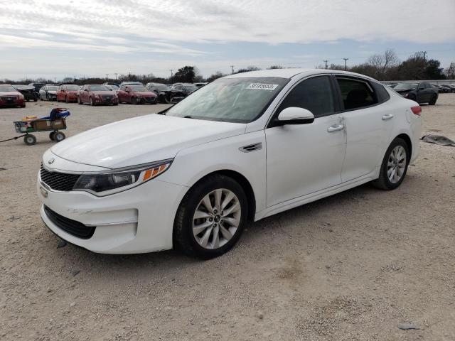 KIA OPTIMA LX 2018 with VIN 5XXGT4L37JG261368 - Photo from auction