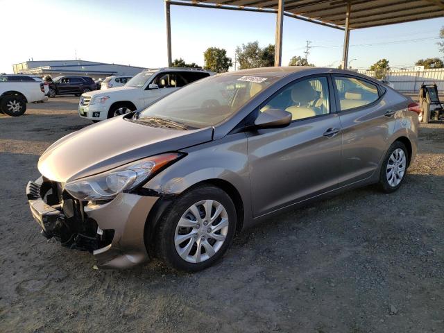 HYUNDAI ELANTRA GL 2012 with VIN 5NPDH4AE6CH062280 - Photo from auction