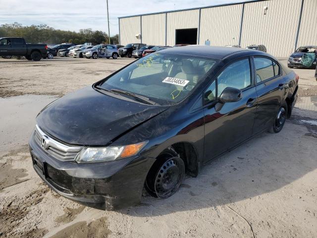 HONDA CIVIC LX 2012 with VIN 2HGFB2F53CH325519 - Photo from auction