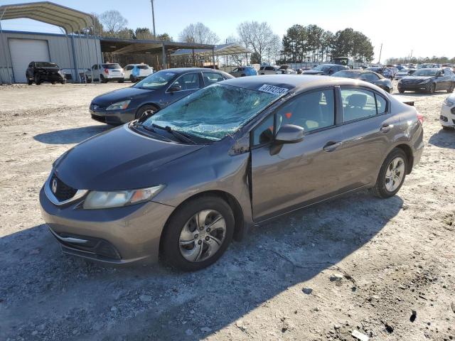 HONDA CIVIC LX 2013 with VIN 19XFB2F50DE095367 - Photo from auction