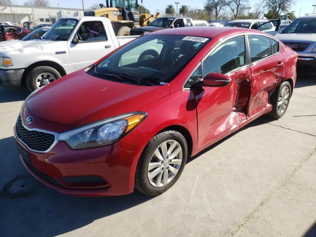 KIA FORTE LX 2016 with VIN KNAFX4A60G5603802 - Photo from auction