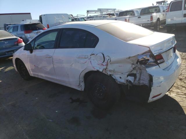 Photo 2 from auction – 2013 HONDA CIVIC LX with VIN 19XFB2F57DE240579