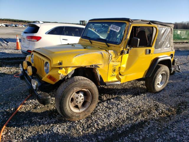 JEEP WRANGLER / 2000 with VIN 1J4FA49S6YP781090 - Photo from auction