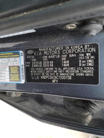 Photo 14 from auction – 2012 KIA SPORTAGE with VIN KNDPC3A26C7200738