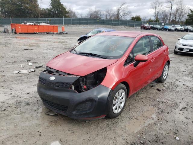 KIA RIO LX 2012 with VIN KNADM5A34C6010962 - Photo from auction