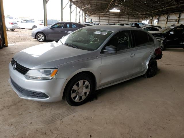 VOLKSWAGEN JETTA BASE 2012 with VIN 3VW2K7AJ6CM468316 - Photo from auction