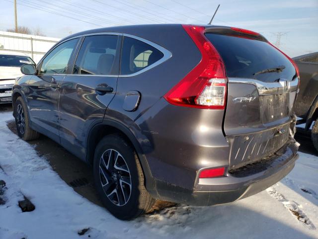 Photo 2 from auction – 2016 HONDA CR-V SE with VIN 5J6RM4H40GL093115